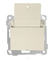 Выключатель Mutlusan Rita с ключом-карточкой без выдержки времени, слоновая кость Выключатель Mutlusan Rita с ключом-карточкой без выдержки времени, слоновая кость