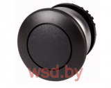 Кнопка грибовидная черная 36мм без фиксации Titan M22-DP-S, IP67