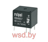 Реле RSM957-0111-85-S012, 1CO, 2A(24VDC), 12VDC, для печатных плат, IP67
