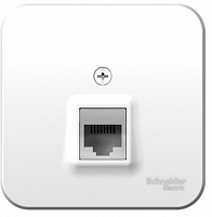 BLANCA Открытой Установки РОЗЕТКА телефонная RJ11, БЕЛЫЙ (Schneider Electric) Systeme Electric