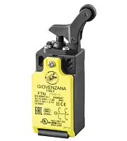 Угловой рычаг с роликом из ПА – вертик. отключ.  (Giovenzana)