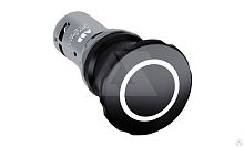 Кнопка ABB CE4P-10B-11 аварийной остановки, черная, разбл. вытягиванием, 1NO+1NC, 1A, IP66, пластик, 22mm