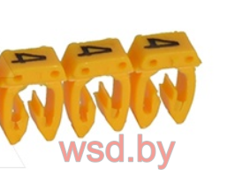 Маркер CAB3 d=0.5-1.5mm - "4" (желтый) упак.1200 шт