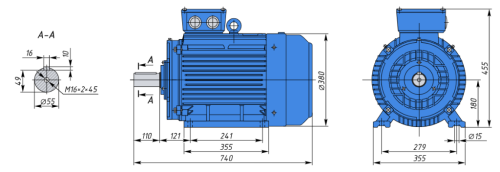 АИР180M8 15кВт 750об/мин Электродвигатель IM 1081 (лапы) фото 2 АИР180M8 15кВт 750об/мин Электродвигатель IM 1081 (лапы) фото 2