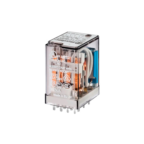 Миниатюрное универсальное реле Finder 551492200000, 4CO, 7A(250VAC/30VDC), 220VDC Миниатюрное универсальное реле Finder 551492200000, 4CO, 7A(250VAC/30VDC), 220VDC