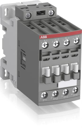 Контактор ABB AF38-40-00-13 100...250VAC/DC, 4NO 55A(22A-AC3 11kW), без всп.контактов
