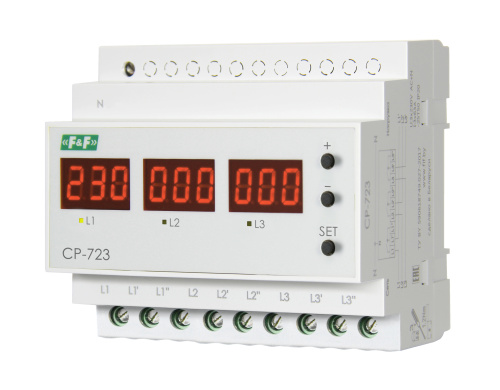 Реле напряжения для трехфазной сети CP-723