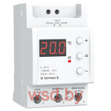 Терморегулятор b терморегулятор для теплых полов большой мощности 5…40 °C, R10-4 32 А, 7000 ВА Terneo