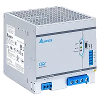 Блок питания импульсный Delta CliQ M, 960W, 40А, 85_264VAC / 24VDC, DIN35, реле DC OK, винт.клеммы, ал.корпус