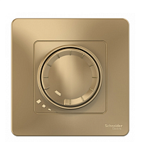 BLANCA Скрытой Установки СВЕТОРЕГУЛЯТОР (диммер) поворотно-нажимной универсальный 400ВТ, ТИТАН (Schneider Electric) Systeme Electric