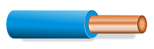 Провод ПуВ-1х0,75 голубой