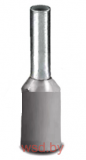 Кабельный наконечник AI 2,5 - 8 GY изолированный, сечение 2,5mm2, длина 8mm, серый (упак. 100шт.)