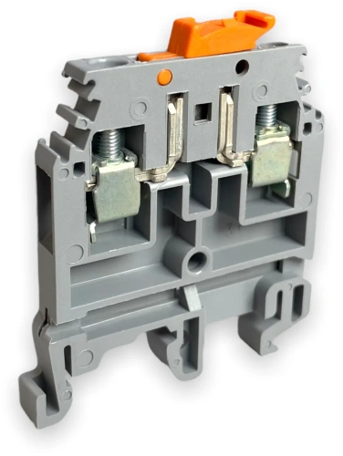 Клемма Entrelec М4 /6 SNBT1 с разъеденителем, 10А, 400В, серый
