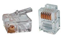 Коннектор RJ-45 (8P8C) 5e, одножильного и многожильного кабеля