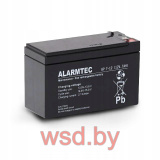Батарея аккумуляторная Alarmtec BP7-12, T1, 12V/7Ah, 94(99)x151x65 HxLxW, 2.05kg, 5 лет