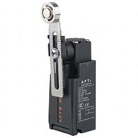 Выключатель концевой АРТ ALS3-P, 1NO+1NC мгнов., Ith=10A, 3A 240V AC15/24V DC13, мет. регул. кач. рычаг с мет. роликом, пласт. корпус, IP67, отв. M20