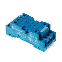 Розетка Finder 9474SMA с металлическим удерживающим зажимом для реле 55.32, 55.34, 85.02, 85.04