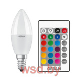 Лампа светодиодная LEDSCLB40REM 5,5W/827 230V FR E144X1 OSRAM