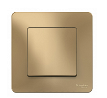 BLANCA Скрытой Установки 1-клавишный ПЕРЕКЛЮЧАТЕЛЬ (cхема 6), 10А, 250B, ТИТАН (Schneider Electric) Systeme Electric