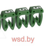 Маркер CAB3 d=1.5-2.5mm - "5" (зеленый) упак.1200 шт