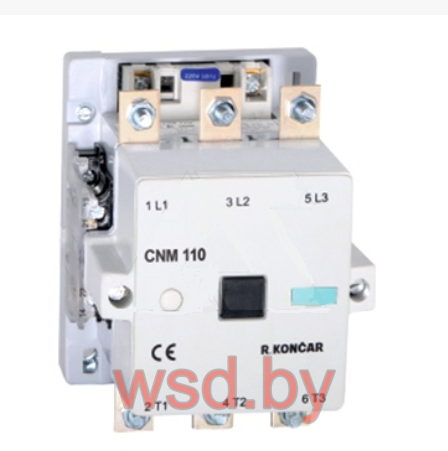 Контактор CNM 110 22 220/230V 50Hz, 3P, 110A/(115A по AC-1), 55kW(400VAC), 220/230VAC, 2NO+2NC