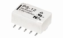 Реле Forward Relay PS-12, 2CO, 2A(30VDC)/0.5A(125VAC), AgPd/Au, 12VDC, SMD, для печатных плат, растр 2.54mm, IP67