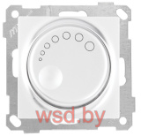 Светорегулятор (RL) с подсветкой, поворотно-нажимной, 1000 Вт, белый