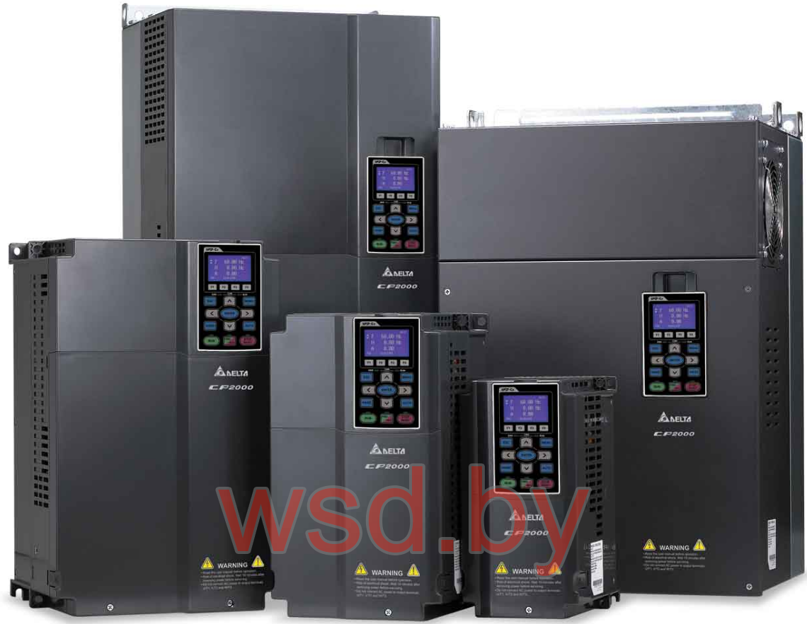 Преобразователь частоты CP2000, 400VAC, 4,0kW, 10,5A, ЭМС C2, IP20, корп.A