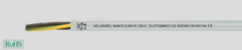 Кабель NANOFLEX®HC*500-С эмс, устойчивый к порезам, экранированный, с разметкой метража 5G4 Кабель NANOFLEX®HC*500-С эмс, устойчивый к порезам, экранированный, с разметкой метража 5G4