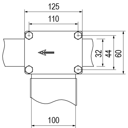 Зажим DKC для подключения гибкой шины 100x32 фото 2
