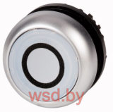 Кнопка белая с подсветкой Titan M22-DRL-W, IP67 с микропереключ. фиксация/возврат