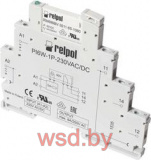 Реле интерфейсное PI6-1P-24VDC, 1CO, 6A(250VAC), 24VDC, LED, моноблок, W=6.2mm