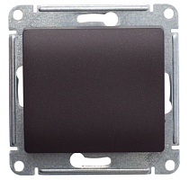 Переключатель 1-клавишный Glossa Systeme Electric (Schneider Electric) GSL000861 Шоколад