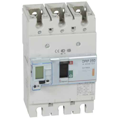 Авт. выключатель DPX3 250/100A 3P 25kA, эл.расцепитель, It=0,4_1In, Ie=1,5_10In Legrand