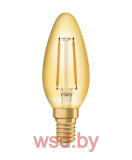 Лампа светодиодная, филаментная 1906LEDCB222,5W/824 230V FILGDE1410X1OSRAM