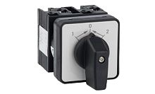 Переключатель Kripal UKT0-2-8215/E, 2P, 20A, тип 1→0←2, 2NO на 1_2, на дверь, фронт IP65