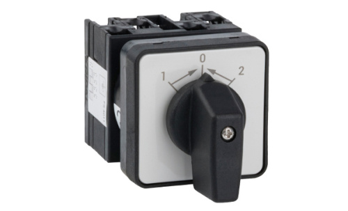 Переключатель Kripal UKT0-2-8215/E, 2P, 20A, тип 1→0←2, 2NO на 1_2, на дверь, фронт IP65 Переключатель Kripal UKT0-2-8215/E, 2P, 20A, тип 1→0←2, 2NO на 1_2, на дверь, фронт IP65