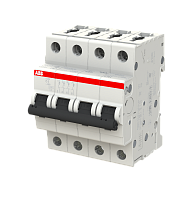 Автоматический выключатель ABB S204-C6 4P C 6A 6kA 4M