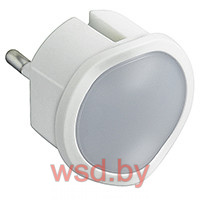 Ночник-сьемный фонарик со встроенным светорегулятором 10А, 230В, 0.06 Вт, белый