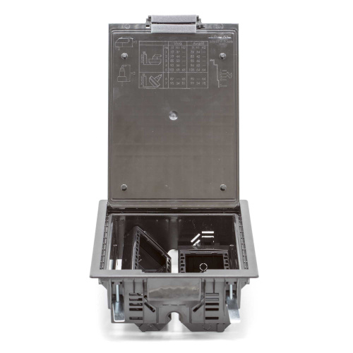 Лючок напольный DKC c изменяемой глубиной, 12 модулей фото 2