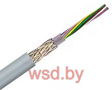 Кабель контрольный и передачи данных, экранированный 3333 SK-C-PUR 14x0,34 для буксируемых кабельных цепей, для особо тяжелых условий, TKD Kabel Gmbh