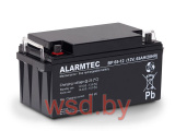 Батарея аккумуляторная Alarmtec BP65-12, 12V/65Ah, 178x348x167 HxLxW, 19.2kg, 5 лет