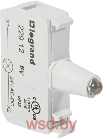 Osmoz - Блок зеленого индикатора LED, 12…24VAC/DC, винтовые зажимы	