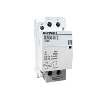 Контактор модульный Атрион KM40/11, 1NO+1NC, 40A, 230VAC, механическая индикация, 2M Контактор модульный Атрион KM40/11, 1NO+1NC, 40A, 230VAC, механическая индикация, 2M