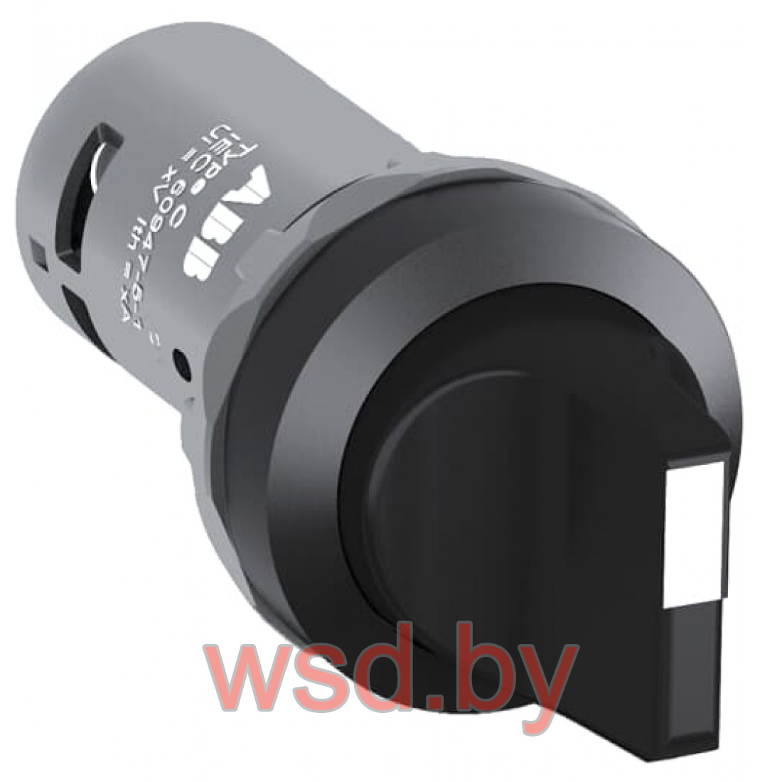 Переключатель C3SS2-10B-20, 3-х позиц., черный, 2NO (45-0-45), без фиксации, IP66, пластик, 22mm