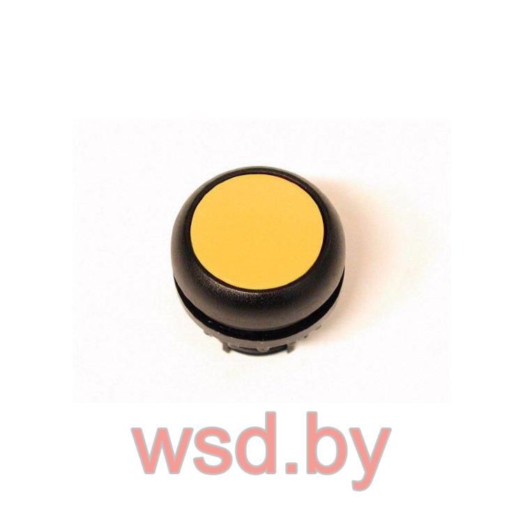 Головка кнопки CP, желтая, с фиксацией, плоская, 22mm, IP65