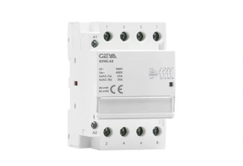Контактор модульный GEYA GYHC-4P, 63A, 4NO, 230VAC, 3M