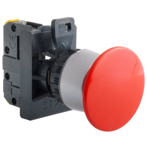 Кнопка аварийной остановки APT PB1S 40mm, разблок. вытягиванием, 1NC, 6A 230VAC/24VDC, 22mm, IP65