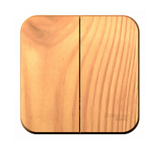 BLANCA Открытой Установки 2-клавишный выключатель, 10А, 250B, ЯСЕНЬ (Schneider Electric) Systeme Electric