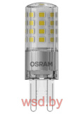 Лампа светодиодная LEDPIN40 CL 4,2W/840 230V G9 6X1 OSRAM